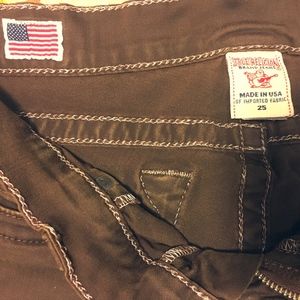 True Religion Chocolate Brown Jeans